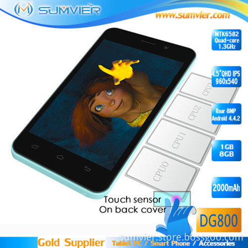 4.5" Screen Dual Core 2g/3G Network RAM 1g+ ROM 8g Phone (DG800)